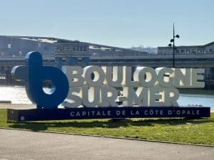 Boulogne-sur-Mer old town and harbour