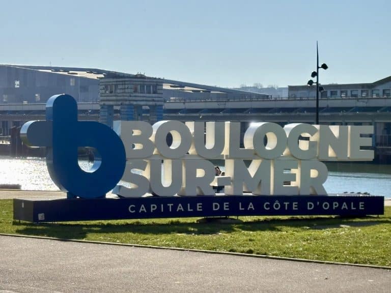 Boulogne-sur-Mer old town and harbour