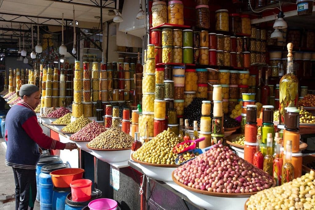 Morocco olives