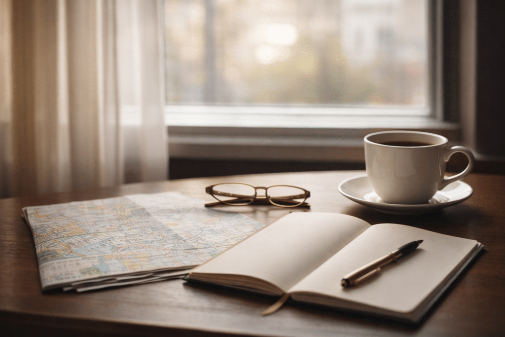 Effortless quiet moments to plan