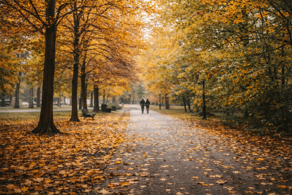 Effortless walk in the park