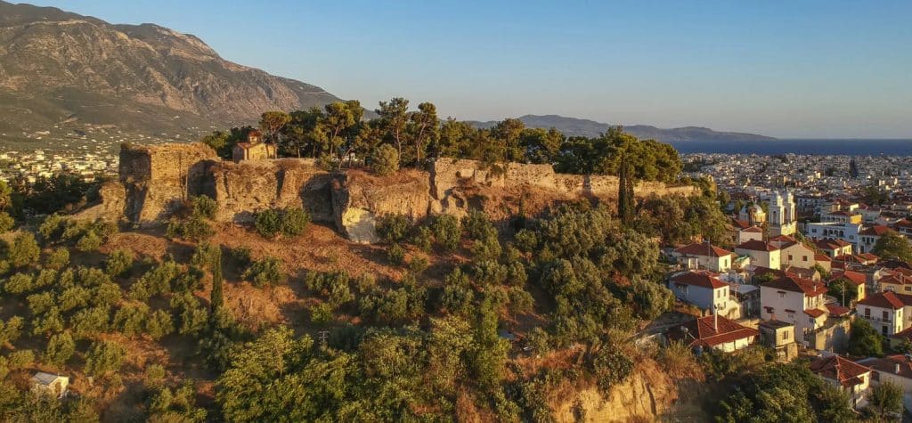 Kalamata Castle view